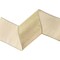 LaRibbons 4" - 2 1/2" Wired Iridescent Ribbon | Metallic Double-Fused Taffeta Backing | 10 Yard Roll